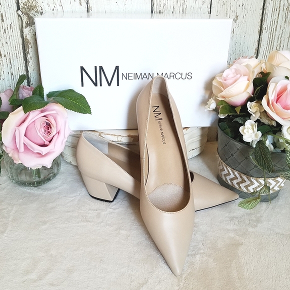 NM Beige Pumps - Picture 1 of 5